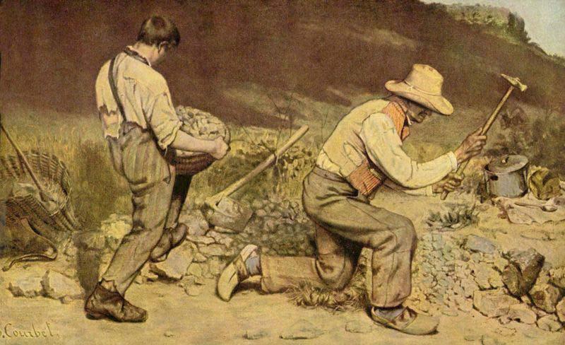 Gustave Courbet Stone Breakers China oil painting art
